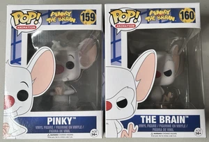 Funko Pop! Juego de figuras de vinilo Pinky and The Brain #160 y #161 - Animaniacs - NUEVO - Imagen 1 de 5