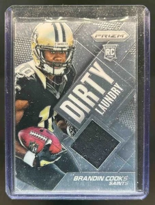 2014 Panini Prizm Brandin Cooks Dirty Laundry RC Jersey Rookie #DL-BC Saints - Picture 1 of 2