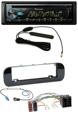 Pioneer CD MP3 AUX DAB USB Autoradio für Fiat Panda (ab 2012) - glänzend - Bild 1 von 4