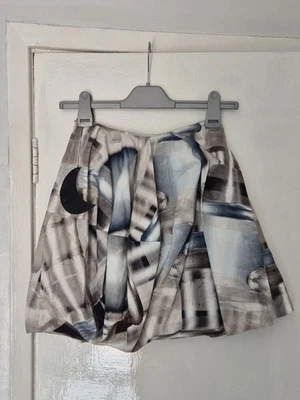 PETER PILOTTO balloon skirt  sample size UK8 blue grey - Image 1 of 4