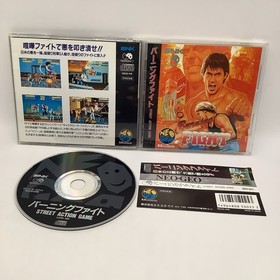 [ NGCD ] BURNING FIGHT - Side Scrolling Action Brawler - Neo Geo CD JAPAN