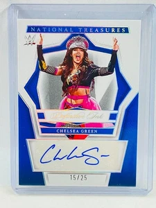 2024 Panini National Treasures WWE Chelsea Green Definitive Ink #15/25 - Bild 1 von 2