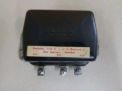 ‘NOS’ Delco-Remy Voltage Regulator .. #1119000  - Image 1 of 4