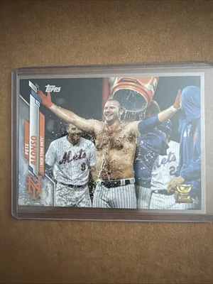 2020 Topps - Photo Variation Pete Alonso #350 Gatorade Shower - Image 1 of 2