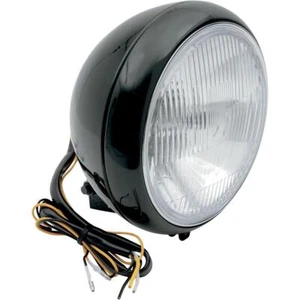 2012-2017 for Harley Softail Slim FLS 7" Smooth Headlight FLST Black - Picture 1 of 1