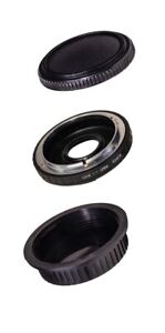 FD-EOS Mount Adapter Ring with glass for Canon FD lens to Canon 250D 1300D 1200D