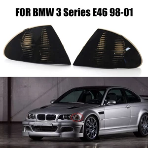 Left+Right Turn Signal Indicator Corner Lights For BMW 3 Series E46 Sedan 99-01 - Picture 1 of 10