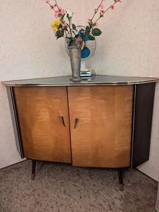 Eckvitrine Nostalgie Retro aus den 50ern oder 60ern - Bild 1 von 5