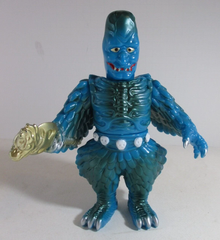 Boneco DAIMON 9" Sofubi Vinil Kaiju M1-GO YOKAI MONSTER SPOOK WARFARE 1997 Japão - Imagem 1 de 4