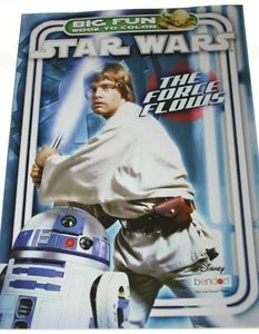STAR WARS "THE FORCE FLOWS" Big Fun Book To Color (Paperback 2017) - Picture 1 of 2