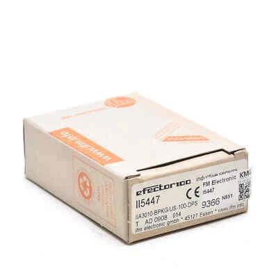 IFM ELECTRONIC IFM II5447 IIA3010-BPKG/US-100-DPS Induktiver Sensor -new-