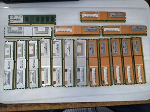 22GB Lot of (11) X 2GB Hynix 2RX4 PC2-5300F-555-11 ~ DDR2  Server RAM & 6pcs - Picture 1 of 7