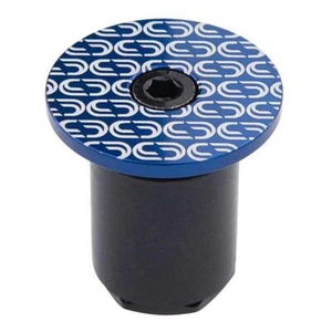 DEDA LOOP Alloy Bicycle Handlebar End Plugs (Pair) - Blue - Picture 1 of 1