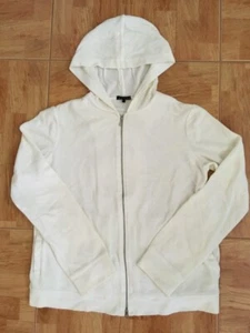 Vintage THEORY leichter Frottee Hoodie, Gr. M - Bild 1 von 6