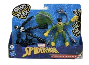 Marvel Spider-Man Bend and Flex Black Suit Spider-Man Vs. Doc Ock Action Figure - Picture 1 of 4