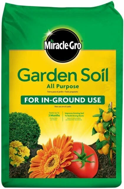 Miracle-Gro 70551430 All Purpose Garden Soil - 1 Cu-ft Bag