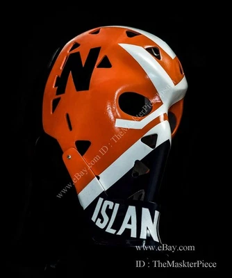 Máscara de hockey sobre hielo casco de portero portátil decoración del hogar Billy Smith Nueva York G170 Foto 1 de 4