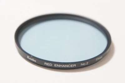Kenko 77mm Red Enhancer No.2 Strong Filter Used, Minimal Scratches - Image 1 of 3