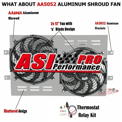 Aluminum Shroud Fan Relay For 1963-1968 Chevy Bel Air Impala EL Camino Chevelle Foto 1 de 4