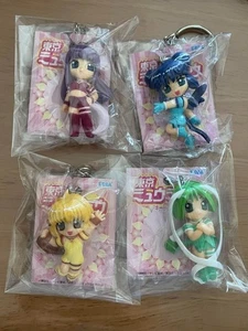 Tokyo Mew Mew Schlüsselanhänger Mini Puppen Maskottchen Charm 4er Set mit Bonus Takara 2 Zoll - Bild 1 von 6