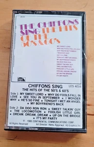 Cassette Tape THE CHIFFONS SING THE HITS OF THE 50'S & 60'S NEW Wrapped 14 Songs - Picture 1 of 3