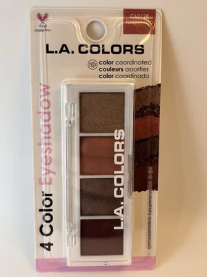 L.A. COLORS Eyeshadow Palette C62128 FASHIONISTA 4 Colors All Day Crease Proof - Image 1 of 4
