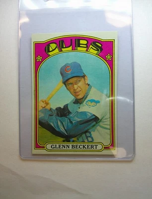 1972 Topps - Glenn Beckert #45 Amarelo sob C e S em filhotes - Estado perfeito - Imagem 1 de 2