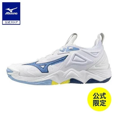 Zapatos de Voleibol Mizuno WAVE MOMENTUM 3 V1GA2312 Blanco x Azul Marino x Azul Foto 1 de 4