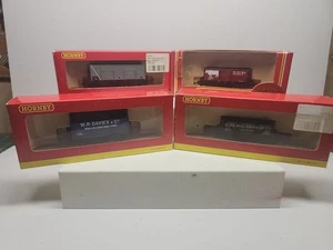 HORNBY 4x Rail Plank Cars As Per Pics Non Original Boxes Excellent Condition - Picture 1 of 5