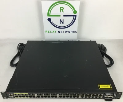 Brocade ICX7450-48P-STK-E 48-port 1 GbE switch PoE+ ICX7450-PREM-LIC-SW - Image 1 of 4