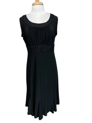 RM RICHARDS Mujer 12 Negro Vaina Vestido Fiesta Carrera Cambio Sin Mangas Nuevo con Etiquetas Foto 1 de 4