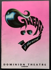 Craig McLachlan Grease 1994 musical Shane Ritchie DOMINION PROGRAMA DE TEATRO - Imagen 1 de 6