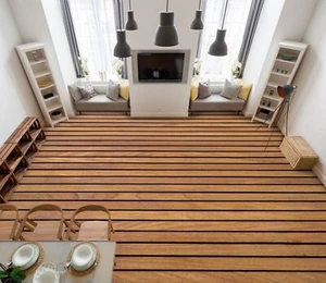 Piso de madera 3D FZ665 piso papel tapiz murales epoxi piso impresión calcomanía Reino Unido Amy - Imagen 1 de 6