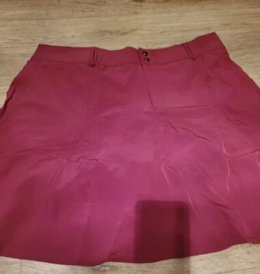 Pantalones cortos negros Sahalie para mujer talla 16 borgoña falda de golf nuevos Foto 1 de 4