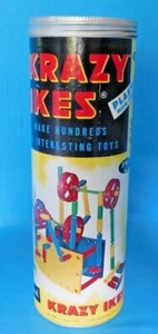 VINTAGE 1961 KRAZY IKES PLAY SET PLASTIC WHITMAN SET # 4760 TOYS BUILDING SET - Picture 1 of 8