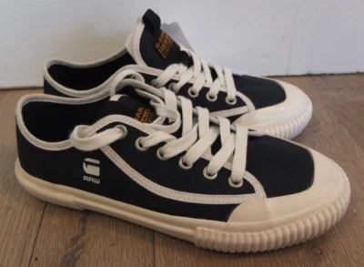 G-STAR RAW ORIGINAL Baskets Taille 38 US 7 UK 5 JP 240 NEUVES Chucks Noires - Photo 1/4