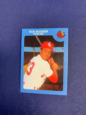 1986 Louisville Redbirds #7 Rod Booker RC - Rare Team Issue Minor League Rookie - Image 1 of 2
