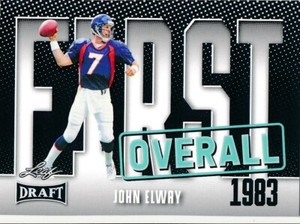 #4 JOHN ELWAY 2023 Leaf Draft Football FIRST OVERALL BRONCOS