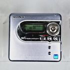 SONY Hi-MD Walkman MZ-NH600 Przenośny nagrywarka MiniDisc - Srebrny - Przetestowany / Działający