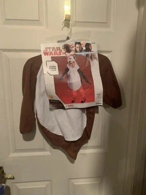 NUEVO CON ETIQUETAS Rubíes Star Wars Porg Disfraz 3T/4T Mameluco con Capucha Halloween Vestir Foto 1 de 4