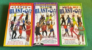 Richard Simmons Blast Off the Pounds 3 VHS + FREE DVDs - Picture 1 of 2