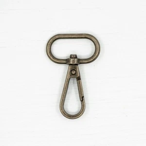 5pcs 25mm Snap Hooks Silver Rainbow Brass Bright Brass Handbag Crafts M1950 - Picture 1 of 8