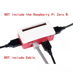 USB ETH HUB Expansion HAT With Case Kit for RPI Raspberry Pi Zero 2 W H 2W WH - Picture 1 of 5