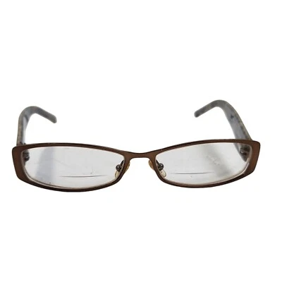 Monturas de gafas Candie's marrón 51-15-135 rectangulares con borde metálico NECESITA LENTES Foto 1 de 4