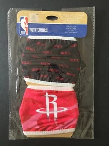 Cubierta de máscara facial de 2 piezas de tamaño juvenil de los Houston Rockets - ¡50% de descuento en precio de venta sugerido! - Imagen 1 de 1