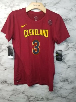 Cleveland Cavaliers Thomas #3 Nike Dri Fit Red SS Womens T Shirt Size XS New #H  - Image 1 of 3