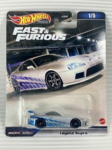 🔥Hot Wheels Fast and Furious Premium HKD25 TOYOTA SUPRA  1/5 Boxed Shipping