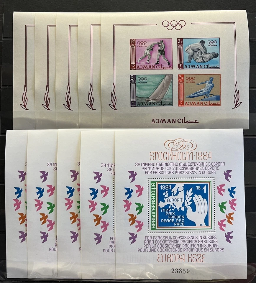 10x Ajman / Bulgaria - Deporte - Sellos - Timbres - MNH** CB3 Foto 1 de 1