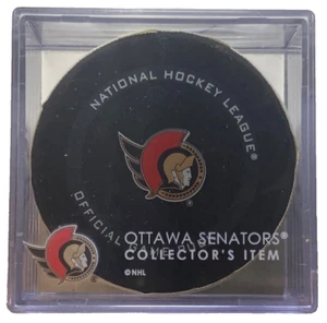 Ottawa Senators vs Boston Bruins Game Used NHL Sensor Tracker Puck 02/19/22 - Bild 1 von 4