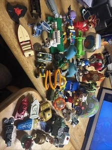 Lot Of 60 Metal And Plastic Miscellaneous Toys TNMT, Boats, ATV, Ramps, Bikes… - Picture 1 of 20